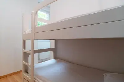 Un ou plusieurs lits dans un hébergement de l'établissement Le Savenn - Appt vue mer 4p à Bénodet