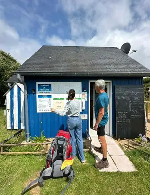 Clients de l'établissement Camping le Kergorz