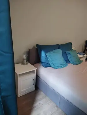 Un ou plusieurs lits dans un hébergement de l'établissement Studio sur cour, Centre-ville