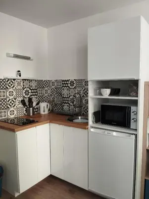 Cuisine ou kitchenette dans l'établissement Studio - Centre-ville