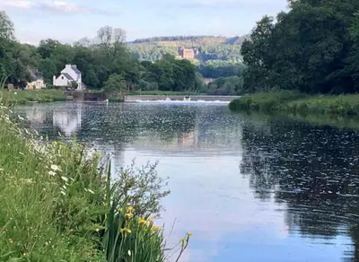 Paysage naturel près de la maison de vacances