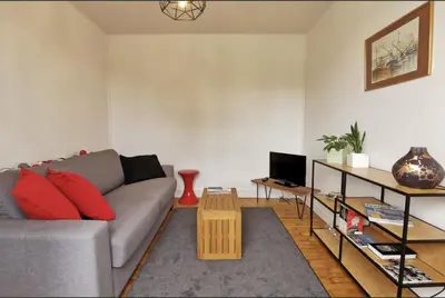 Coin salon dans l'établissement La Maison de Soaz classée 3 étoiles
