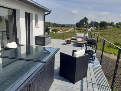 Balcon ou terrasse dans l'établissement Maison FlaCeLo