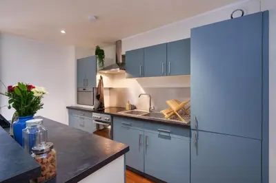 Cuisine ou kitchenette dans l'établissement Le Cocon Ciné