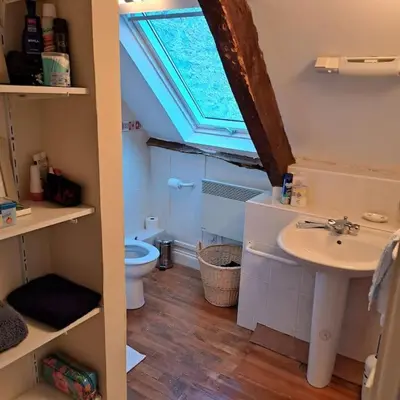 Salle de bains dans l'établissement Centre Ville Loft