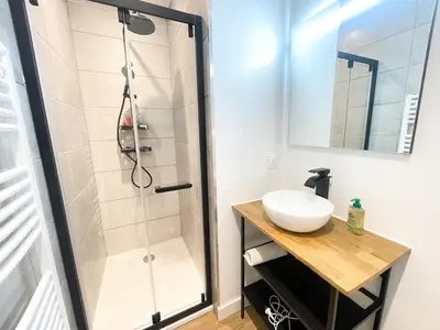 Salle de bains dans l'établissement Le petit loft