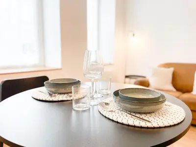 Coin salon dans l'établissement Le petit loft