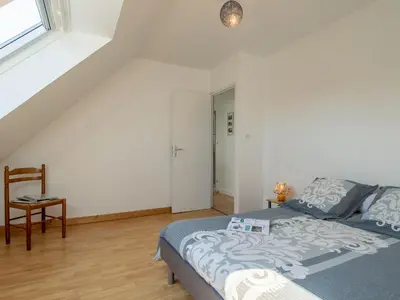 Un ou plusieurs lits dans un hébergement de l'établissement Holiday Home Chez Patricia et Patrice by Interhome