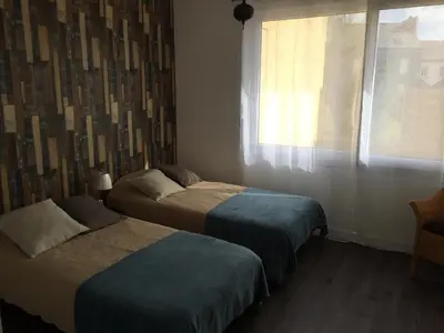 Un ou plusieurs lits dans un hébergement de l'établissement La légende Roc'h ar conq - Centre-ville Brignogan-Plages , 300 m des plages
