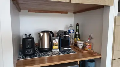 Cuisine ou kitchenette dans l'établissement Kelenn29
