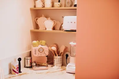 Cuisine ou kitchenette dans l'établissement La Maison Trèfle - Entre terre et mer - 3 chambres et 4 lits double