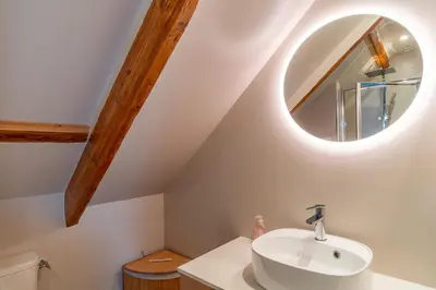 Salle de bains dans l'établissement Ma Kalon - Maison pour 8 avec parking