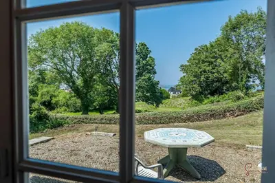 Jardin de l'établissement Villa Horizon à Carantec