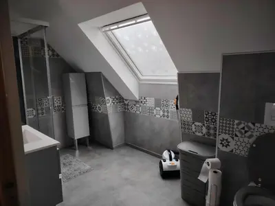 Salle de bains dans l'établissement appartement