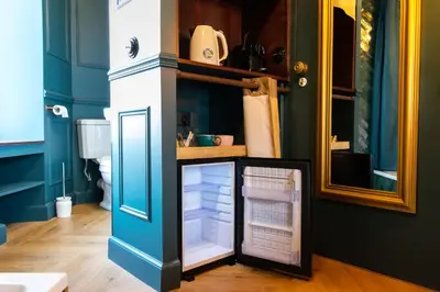 Cuisine ou kitchenette dans l'établissement Le Rêve Gatsby