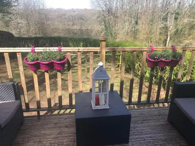 Balcon ou terrasse dans l'établissement The Love Shack