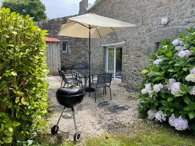 Jardin de l'établissement Maison de caractère à 3km de la mer