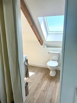 Salle de bains dans l'établissement Suite Au grand air