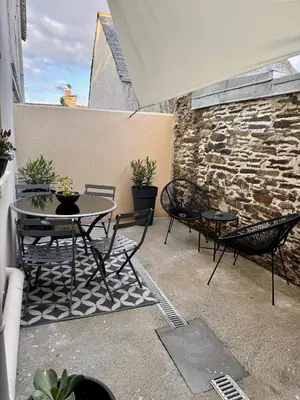 Balcon ou terrasse dans l'établissement Suite Au grand air