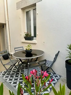 Balcon ou terrasse dans l'établissement Résidence vallée de l'Aulne