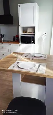 Cuisine ou kitchenette dans l'établissement Gite Ty Goelo Morlaix