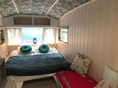 Un ou plusieurs lits dans un hébergement de l'établissement Jacobs Hideaway