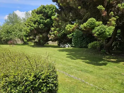 Jardin de l'établissement GÎTE Le Parisien Appartement privé en Duplex avec accès jacuzzi à 10min des plages