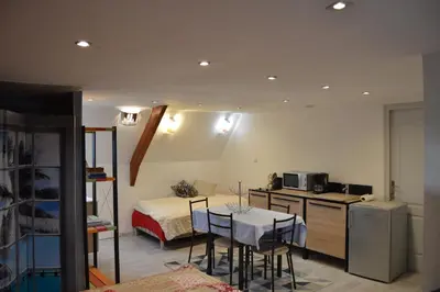 Cuisine ou kitchenette dans l'établissement Chez Pierrette