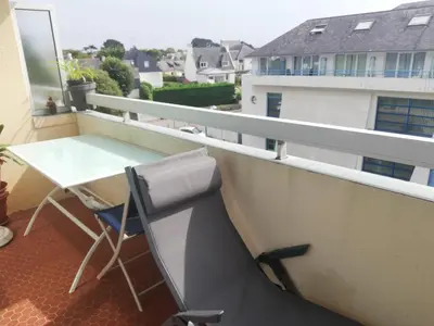 Balcon ou terrasse dans l'établissement Résidence du Trez BENODET