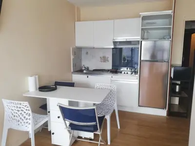Cuisine ou kitchenette dans l'établissement Résidence du Trez BENODET