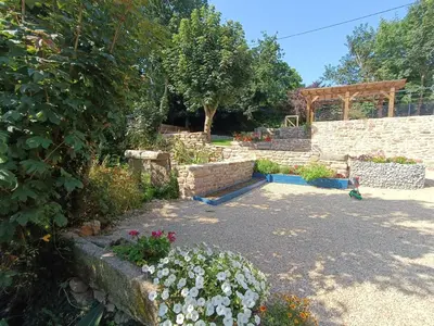 Jardin de l'établissement Le moulin de Kerloroc