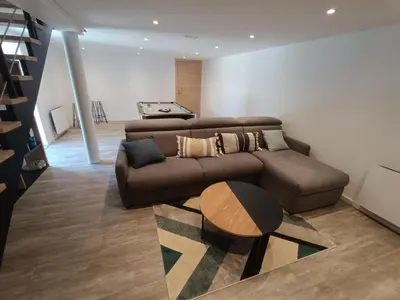 Coin salon dans l'établissement Le moulin de Kerloroc