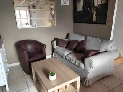 Coin salon dans l'établissement Kelerdut Plage