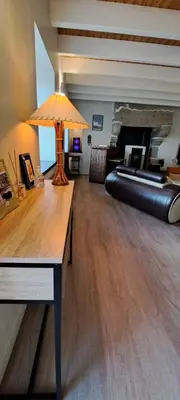 Coin salon dans l'établissement Nouveau Maison campagne Plouescat - TyPra