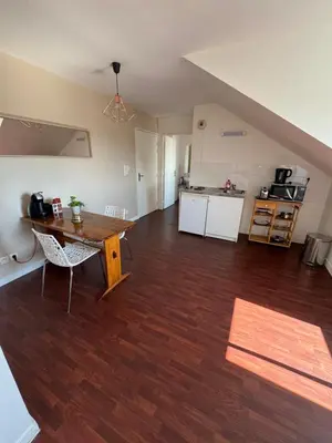 Cuisine ou kitchenette dans l'établissement Appartement dernier étage terrasse et parking