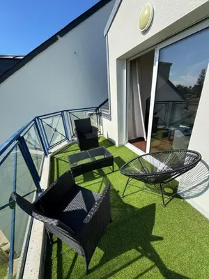 Plan de l'établissement Appartement dernier étage terrasse et parking