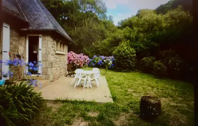 Jardin de l'établissement Maison Yaudet à 50 M DE LA PLAGE