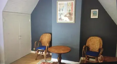 Coin salon dans l'établissement Maison Yaudet à 50 M DE LA PLAGE