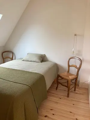 Un ou plusieurs lits dans un hébergement de l'établissement Maison a Concarneau a 150m de la plage