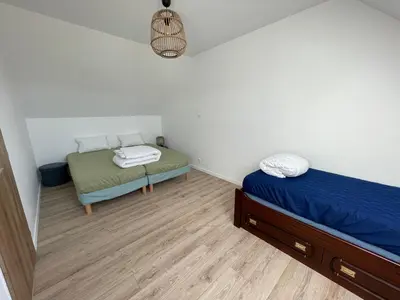 Un ou plusieurs lits dans un hébergement de l'établissement Les Gîtes De Roma