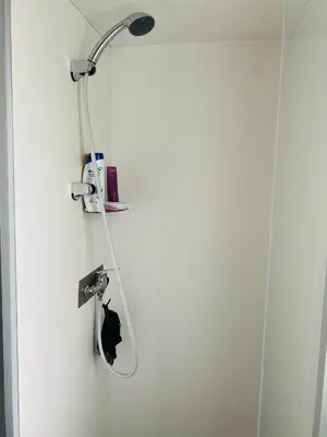 Salle de bains dans l'établissement Domaine de Kerlann