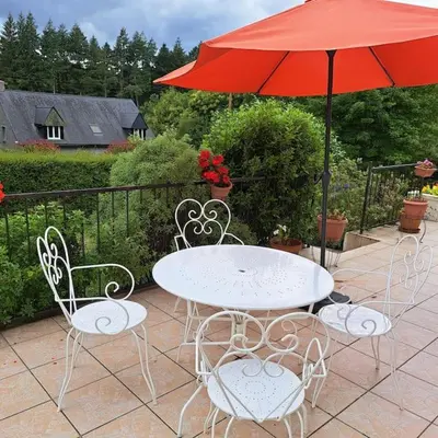 Jardin de l'établissement Grande maison au coeur de la Bretagne