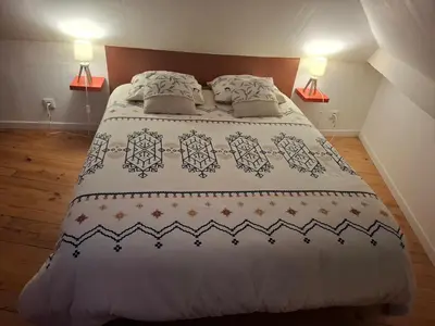 Un ou plusieurs lits dans un hébergement de l'établissement A deux pas de la plage et du port