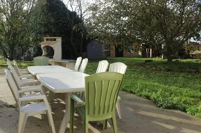 Jardin de l'établissement Maison tout confort 10 personnes - La Halte Bigoudene