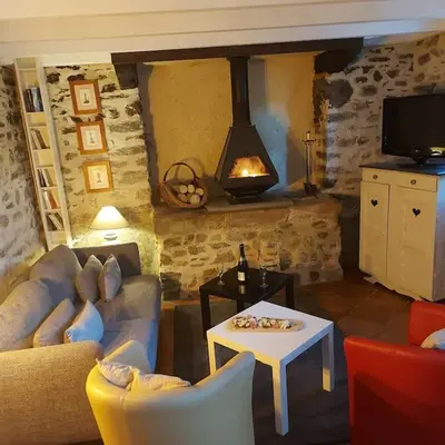 Plan de l'établissement Penty typique Kercab dans un ancien moulin