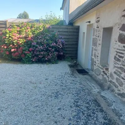 Plan de l'établissement Penty typique Kercab dans un ancien moulin