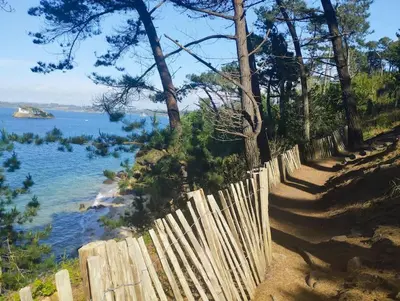 Paysage naturel près de la maison de vacances