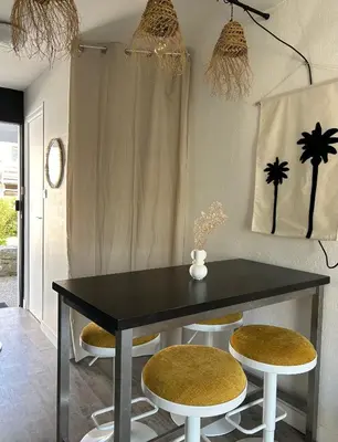 Plan de l'établissement Ile tudy Bord de plage et farniente en terrasse Appt classé 3 étoiles