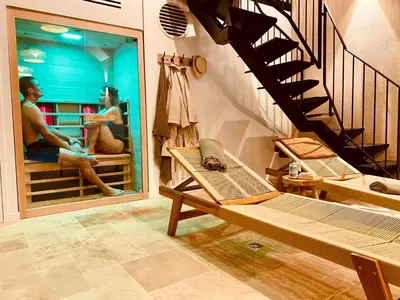 Plan de l'établissement LE DOMAINE DE SOANI - Piscine intérieure, Jacuzzis & Sauna - ADULT ONLY