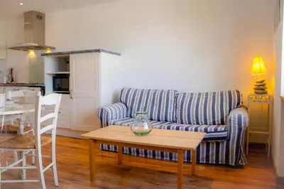 Cuisine ou kitchenette dans l'établissement Ti Roz